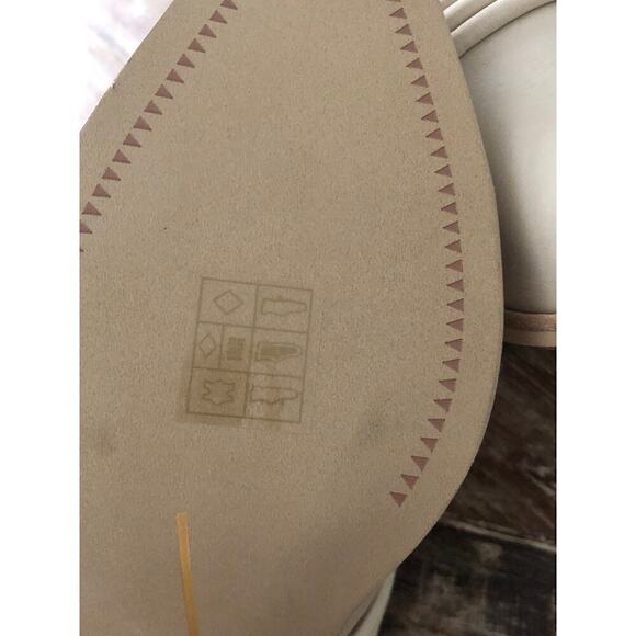 Dolce Vita Sita Mules Heel Faux Leather Off White NEW 8.5 US - Picture 10 of 11